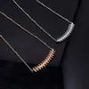 Designer Charm Nieuw product Liu Nail V Gold High Edition Bullet ketting voor mannen en vrouwen Carter sieraden kraag rechtstreeks