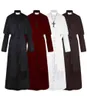 Priester komt de katholieke kerk Religieuze Romeinse Soutane Paus Pastor Vader komt massa -zendeling Robe geestelijken Cassock L2207144731192