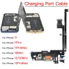 Laadpoort USB Dock Flex Cable voor iPhone 11 12 12mini Pro Max Charger Microfoon en signaalantenne -vervanging