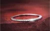 Pave Seting Luxury Jewelry Vintage Soild 925 Sterling Silver Topaz Cz Diamond Wedding Engagement Band Rings for Women Storlek 59 NE8189772