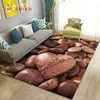 3D Colorful Cobblestone Stone Area Rug,Carpet Rug for Living Room Bedroom Sofa Doormat Kitchen Decoration,Kid Non-slip Floor Mat