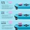 6pcs duim stick caps anti slip siliconen beschermende cover cat paw game accessoires voor ns switch/switch lite voor ns switch OLED