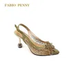 Fabio Penny Midheeled Dames Backless Sandalen met puntige tenen 240326