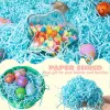 100g Raffia Tissue Paper Grass Stuffers Shredded Paper Crinkle Easter Basket Eggs Fillers Raffia Grass Tissue DIY Gift Box Decor