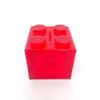 1pc 크리에이티브 머니 박스 빌딩 블록 저장 상자 투명 플라스틱 블록 동전 저장 케이스 케이스 선물 변경 상자 홈 장식
