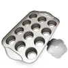 12 Grid Mini Baking Cake Tacy Churek Non-Stock Backcake Matte Formte