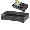 Tea Trays Tray Drain With Double Layer Storage Holder Detachable Water Filter For Drying Cup Fruit Teacup Vegetable
