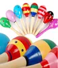 Jouets en bois coloré Maker Maker Musical Baby Toys Rattles Baby Toy for Children Instrument de musique Apprend Toy1331669