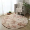 Carpets Super Soft Plush Round Rug Mat Fluffy White For Living Room Home Decor Bedroom Kids Decoration Salon Thick Pile