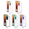 3 IN 1 Frame Clear Case for OPPO Realme 9i A36 A76 A96 4G Luxury Armor Shockproof Soft Edges Hard Phone Cover Realme9i OPPOA76