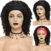 Soft Faux Locs Peruki dla kobiet syntetyczny 1b Ombre 27 30 Bug# Dreadlocks Peruka z opaskami na głowę przymocowana lodowa Peruca Peruc Peruc