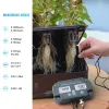 Yieryi Smart WiFi Aquarium Meerwasser Salzgehalt Wasserqualität Messgerät PH EC TDS Salztemperaturdaten Logger Tester Monitor für Fischtanks