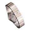 Nuova da 38 mm a buon mercato da 38 mm 123.10.38.21.02.001 quadrante bianco Miyota 8215 orologio automatico invaffiro in acciaio inossidabile Orologi bracciale in acciaio inossidabile