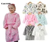 Cartoon Children039s Aokrobe Spring Autumn Kids Abbigliamento da sonno adorabili ragazze a maniche lunghe e ragazzi Aokrobe Children039s abbigliamento 2162547