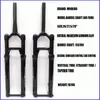 Mountain Bike Fork Barrel Shaft Air Shock, Aluminium Rebound Shock Bike Parts, 26 ", 27,5", 29 "