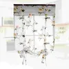 Cortina Floral Roman Semi Sheer Sheer Shade Sling Treath Blinds para sala de estar Balcony Quarto 12 x 16m (amarelo)