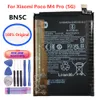 New High Qulity 5000mAh BN5C Original Battery For Xiaomi Poco M4 Pro 5G M4pro Battery Tracking Code + Tools