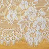 10 pieds Broided Floral Lace Table Runner Vintage White Wedding Dining Dining Table Dorations Table Couverture pour le mariage Party