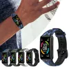 Silicone Sports Watch Band Strap Bracelet pour Huawei Band 6 / Honor Band 6 Regardez des accessoires de support coloré de haute qualité