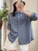 Blouses pour femmes Spring Cotton Yarn broderie