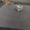 New Twisted Vintage band designer Rings for women men with Diamonds 925 Sterling Silver Sunflower luxury 14k Gold Plating Engagement gemstone Ring jewelry gift