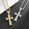 Kolye Kolyeleri Şık ve yaratıcı Christian Cross Kadınlar Kolye Kişilik Cazibesi Hip-Hop Rock Muset Erkek Takı Hediyesi