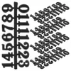 Orologi da parete 5 imposta il numero di orologio decorazione della targa araba numeri di plastica tridimensionale