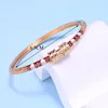 Bangle Copper Gold Plated Open Arabe Design Femmes Middle East Birdal Bijoux Bijoux de Luxe Femme