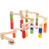 Marble Ball Run Track Stack Building Blocks 3D Träleksaker Förälder barn Interactive Game Kids Montessori Education Toys Gifts