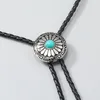 Bow Ties Western Bolo Tie For Men Vintage Cowboy Turquoise