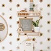 Boho Daisy Wandaufkleber wasserdichtes selbstkleber Blumen Kinderzimmer Blumenwandhandwerk für Baby Schlafzimmer Wohnkultur