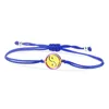 Charm Bracelets Gold-Plated Stainless Steel Yin And Yang Tai Ji Bracelet Women Kids 2024 Fashion Fengshui Red String Lucky Jewelry Her