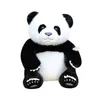 Poux en peluche de haute qualité fait à la main mignon Huahua géant panda en peluche poupée mignonne animale en peluche panda bébé jouet en peluche meilleure fille cadeau j240410