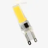 Mini Mini Mini Lampada Dimmable Cob 5W Светодиодные светодиоды Силиконовые хрустальные лампы 220 В хрустальные светильники теплые белые лампочки