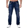 Mäns byxor män jeans högkvalitativ mode daglig smart casual mens stretch byxor street stil studenter vintage byxor ungdom cool byxa j240409