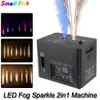 2400W LED RGB FOG Sparkle 2in1 Máquina DJ Spark Machine para DJ Disco Party Family Ball Festa de lazer