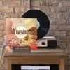 CD Record Stand ora suonando i porta da tavolo in vinile in legno foralbums ornamenti decorativi per la casa minimalisti