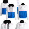 F1 Hoodie for Men 2024 Formula 1 Team Logo Full-length Zip Hoodie New Season Racing Fans Fashion Half-zip Sweatshirt Pullover Unisex