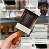 Hair Brushes For Aveda Mas Comb Gasbag Anti Static Air Cushion Wooden Brush Wet Curly De Hairdressing Styling 2207087824160 Drop Deliv Ot0Ha