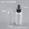 Opslagflessen 200 % Ronde Spray 1.7 oz/50 ml Clear Lege Fine Mist Plastic Mini Travel Bottle Kleine Refilleerbare vloeistofcontainers