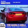 Mazda için 3 Axela LED Kuyruk Işığı 14-19 Fren Ters Park Hafifleri Arka Lamba Arka Işınlar Turn Sinyal Araç Aksesuarları