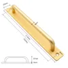 Door Handles Aluminium Alloy Sliding Door Knob Balcony Bedroom Kitchen Door Pulls For Gate Toilet Door Furniture Hardware