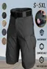 Pantaloncini da uomo pantaloni dell'esercito tattico estivo pantaloncini escursionistici per escursioni per escursioni per usura impermeabile multipocchi