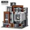 MOC-87366 Creative Modern Villa Modular City Architecture Build Block Bricks Model Street View Zestawy dla dzieci dla dzieci Prezent