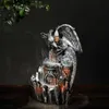 Arts and Crafts Creative Handicrafts Home Decor Ornaments Pterosaur Waterfall Backflow Incense Burner LED Incense Holder Draon Censer L49