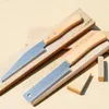 Scie à main portable sans glissement de poignée en bois à trait de trait de trait de scie à main de la scie à main du bois