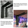 1PC l Shape Duty Metal Shelf Brackets Multifonctional Mur Mouted Angle Porte-angle