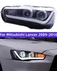 Arrivo anteriore dell'auto per Mitsubishi Lancer Evo 20 09-20 16 Assemblaggio Xenon Light Daytime Light Light Daytime