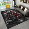 Horreur gothique 3D Gothing Skull Dead Girl Area Tapis, tapis pour le salon à la maison Décor de paillasson canapé de chambre à coucher, tapis de sol sans glissement