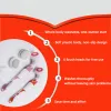 Massager 4 In 1 Electric Bath Brushes Waterproof Long Handle Rotating Bath Brush Handheld Household Bath Cleaning Body Massage Brush